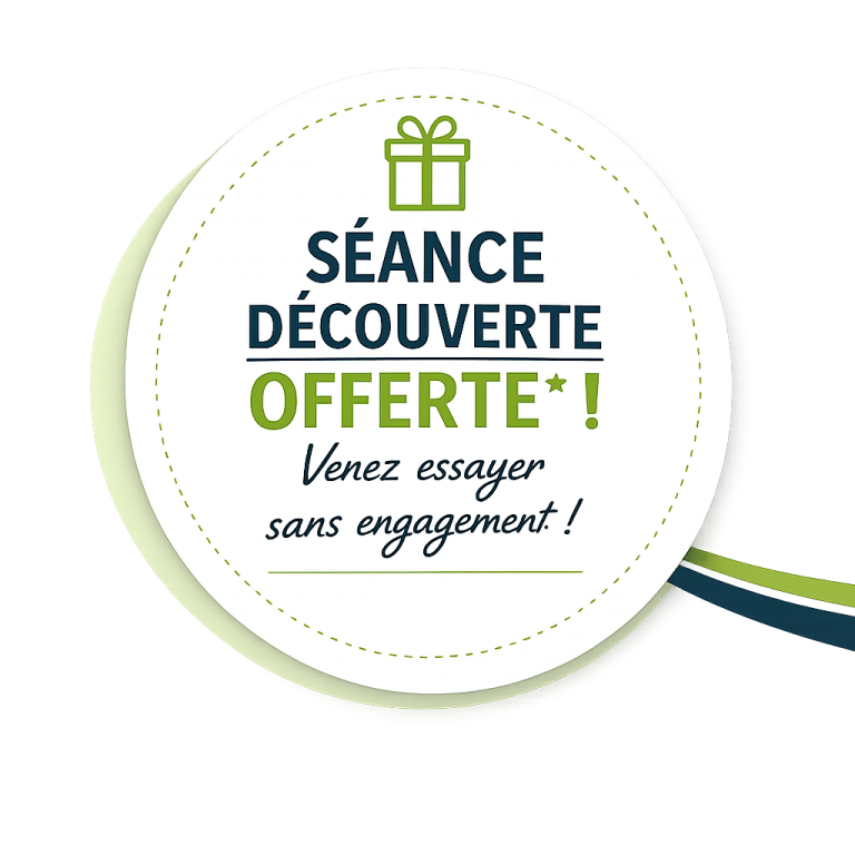 Offre d'une séance découverte sans engagement 